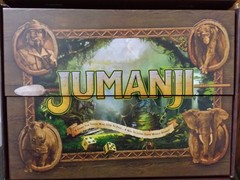 Jumanji the Game Real Wooden Box Edition of the Classic Adventure Board Game