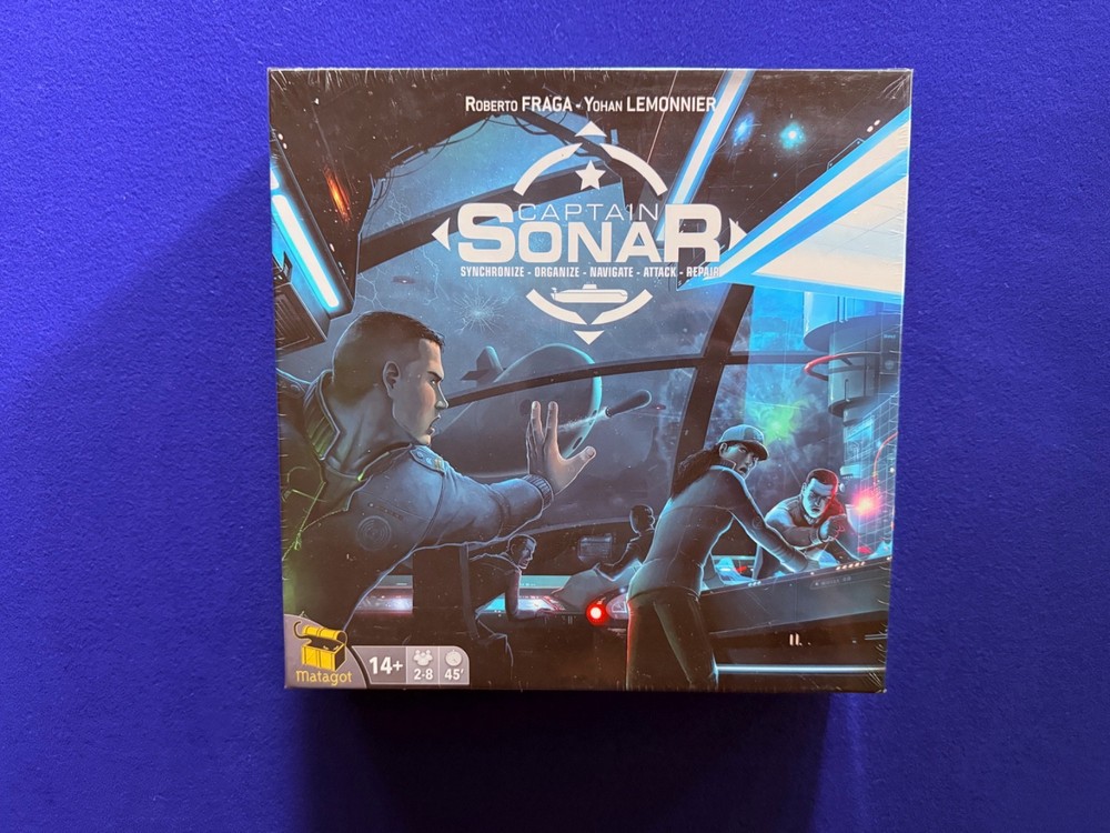 Captain Sonar Submarine Board Game 2-8 PLAYERS BRAND NEW FACTORY SEALED MINT