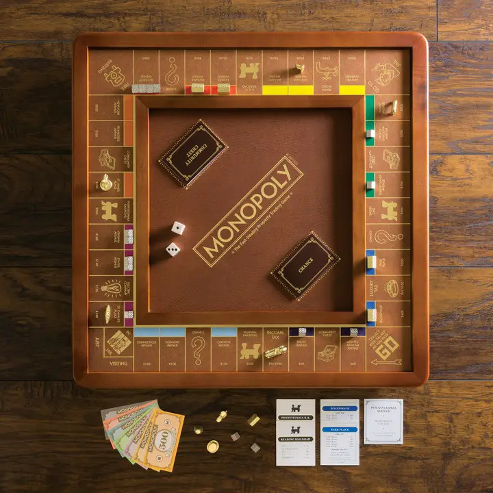 Monopoly Luxury Edition – Heirloom Quality Wooden Case – Brand New!