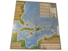 Avalon Hill 1991: BLACKBEARD – Game of Piracy in the Golden Sail Age (PUNCHED)