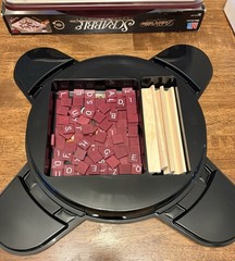 Scrabble Deluxe Edition Crossword Game #4034 1989 Vintage