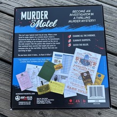 Hunt A Killer Mystery – Murder at the Motel Immersive Murder Mystery Board Game