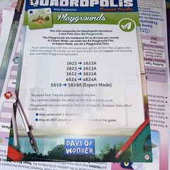 Days of Wonder Quadropolis Frangois Gandon City Building Board Game COMPLETE