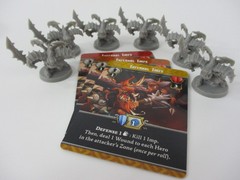MASSIVE DARKNESS 2: Hellscape 6x INFERNAL IMP Minis & Cards NEW!!