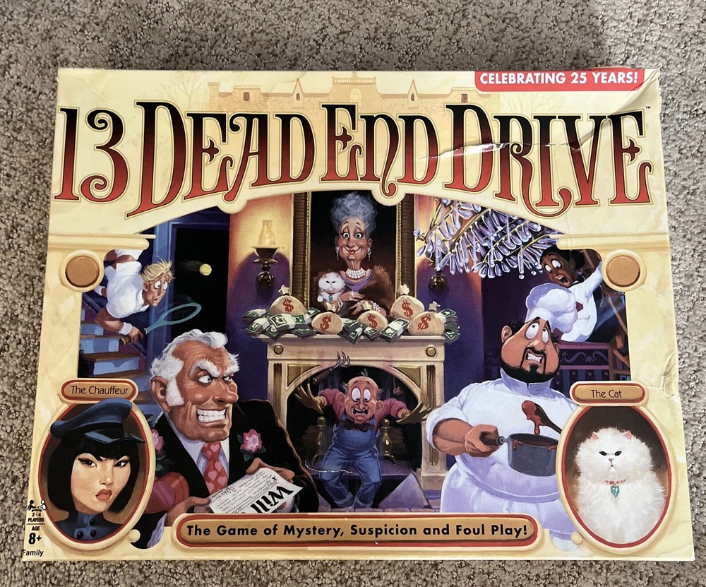 13 Dead End Drive Board Game, 25th Anniversary Edition.
