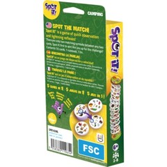 Spot It! Camping Eco-Blister Family Card Game Asmodee Zygomatic Matching Party