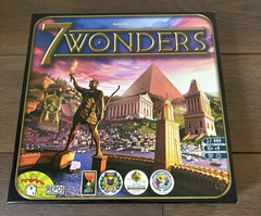 7 Wonders Board Game–Complete– Repos Production 2010 Edition Great Condition