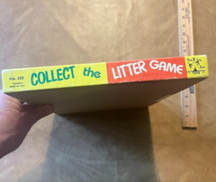 Vintage The “Collect the Litter” Board Game Jessup Paper Box Co. Tee Pee Toys