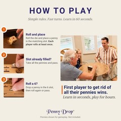Premium Penny Drop Game – Fun Family Arcade Game, Skill & Strategy Challenge