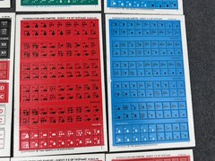 Task Force Games FEDERATION AND EMPIRE 1986 Edition Tile Sheets Parts Pieces Lot