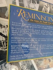 Reminiscing 1939-1989 Party Family Boardgame TDC Games Spin Trivia Memory Sealed