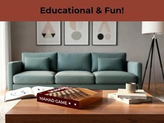 Wooden Othello Board Game – Stylish Decor and Educational Strategy for Families