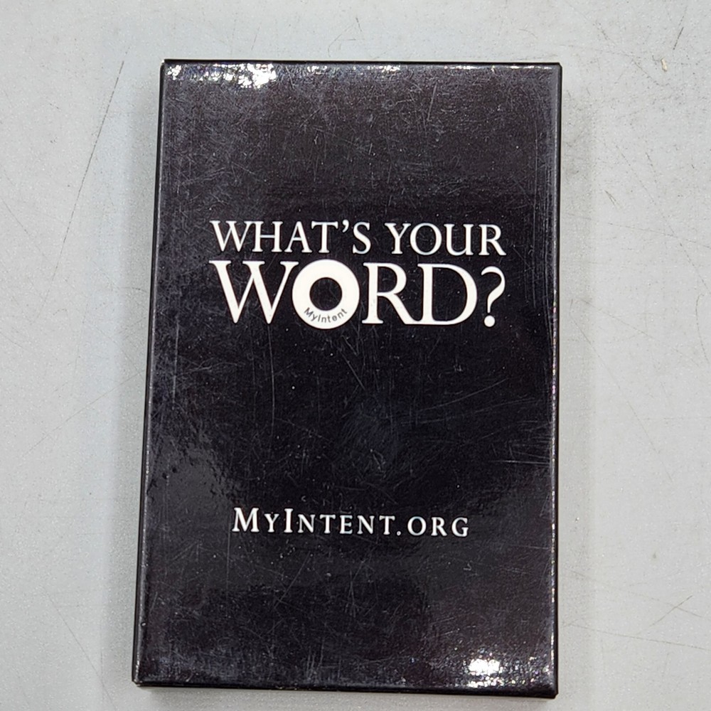 What’s Your Word? 33 Meaningful Question Cards MyIntent Self Help Insightful New