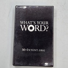 What’s Your Word? 33 Meaningful Question Cards MyIntent Self Help Insightful New