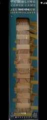 Tumbling Tower Game- 72 Wooden Blocks 2-4 Players Mini Travel Style Classic Fun!