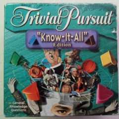 Trivial Pursuit Know It All Edition Complete Game Or Extension Pack Hasbro 2000