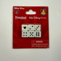 Disney Parks Mice Dice Mickey Mouse Disneyland Walt Disney World Set of 6 New
