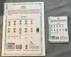 Mu and Lots More Complete except rules are a printout; card game Njet Was Sticht