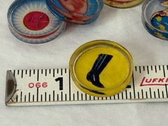 New RESIN CHIPS Authentic Mexican Loteria Bingo Board Game 1″ Cards 54 Count