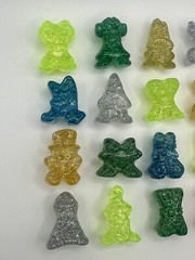 Gogo’s Crazy Bones – Multicolor Glitter Sparkles Mutants Complete Set 20/20