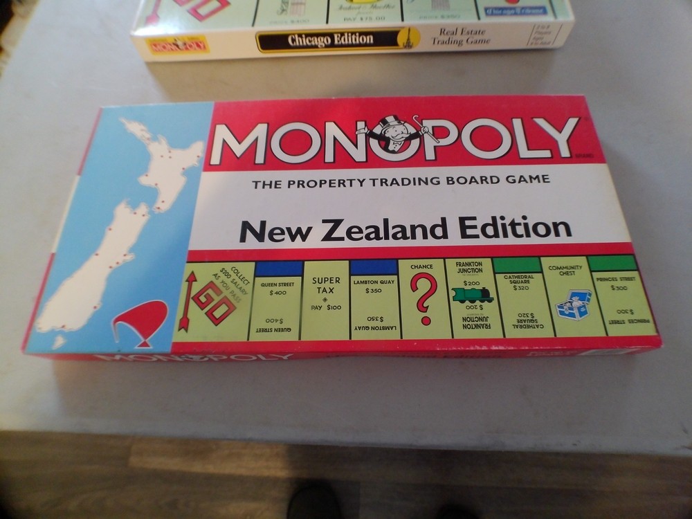 Parker Brothers Monopoly New Zealand Edition – Not Sealed