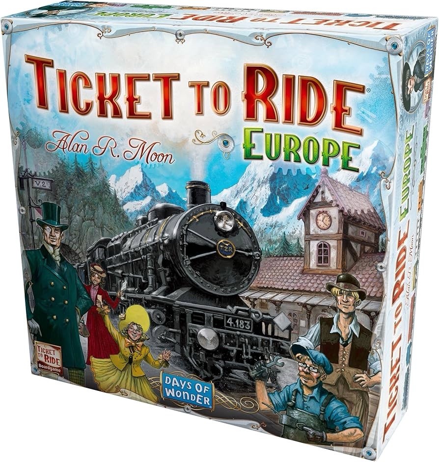 Days Of Wonder Ticket to Ride: Europe Board Game blue (DO7202)