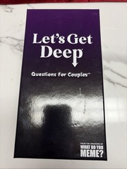 Lets Get Deep Questions For Couples Game Card Game For Date Night