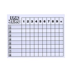 Games UNO Zero Card Game for Kid, Adult & Family Nights, Parties & Travel, Inclu