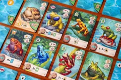 Pondscape Board Game with Wooden Frog Promo by Capstone Games NEW in Shrink