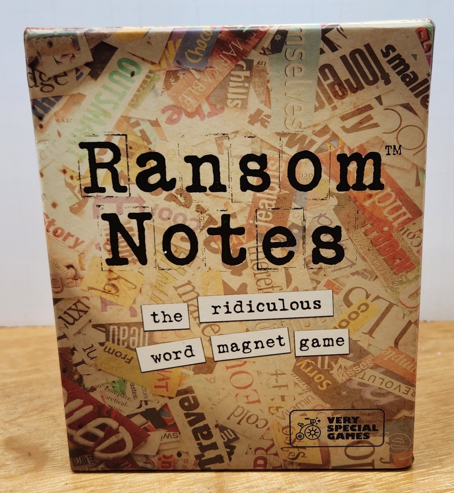 Ransom Notes House Party Edition The Ridiculous Word Magnet Game NEW SEALED