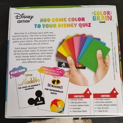 Disney Color Brain Board Game Fun Family Quiz Guessing New And Sealed 2019