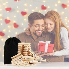 Lust Tower Naughty Block Game for Adult Couple Fun Stacking Party Date Xmas Gift