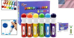 Mixed Colors Bingo Daubers Set for Kids – Non-Toxic Creative Art Markers