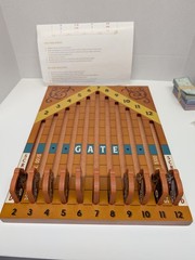 Derby Day Horse Racing Brybelly Betting Board Game Wooden Race New Open Box RARE