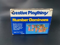 Creative Playthings Number Dominoes First Game One to Four Players USED