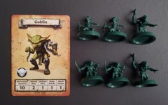 HeroQuest Lot of 6 Goblins 28mm Fantasy Miniatures Dungeons and Dragons