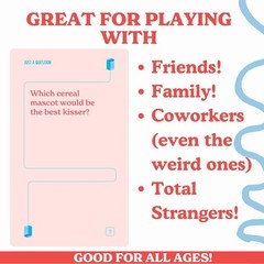 Hilarious Card Game, Conversation Starter – Fun Activity for Family, Teens, P…