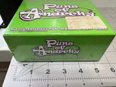 Puns of Anarchy The Outrageous Pun-Making Party Game Deck Card Games NIB Sealed