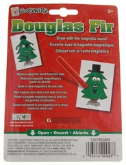 Wooly Willy Douglas Fir Tree Draw Magnetic Wand Kid Toy Holiday Xmas Gift Travel
