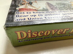 Discover India Board Geography Game, 2-4 Players Ages 8+, New Sealed Ships Fast,