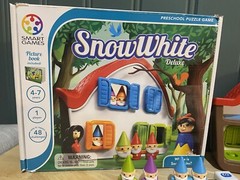 Snow White Deluxe Puzzle Game Smart Games, 4-7 years, 1 player, 48 challenges