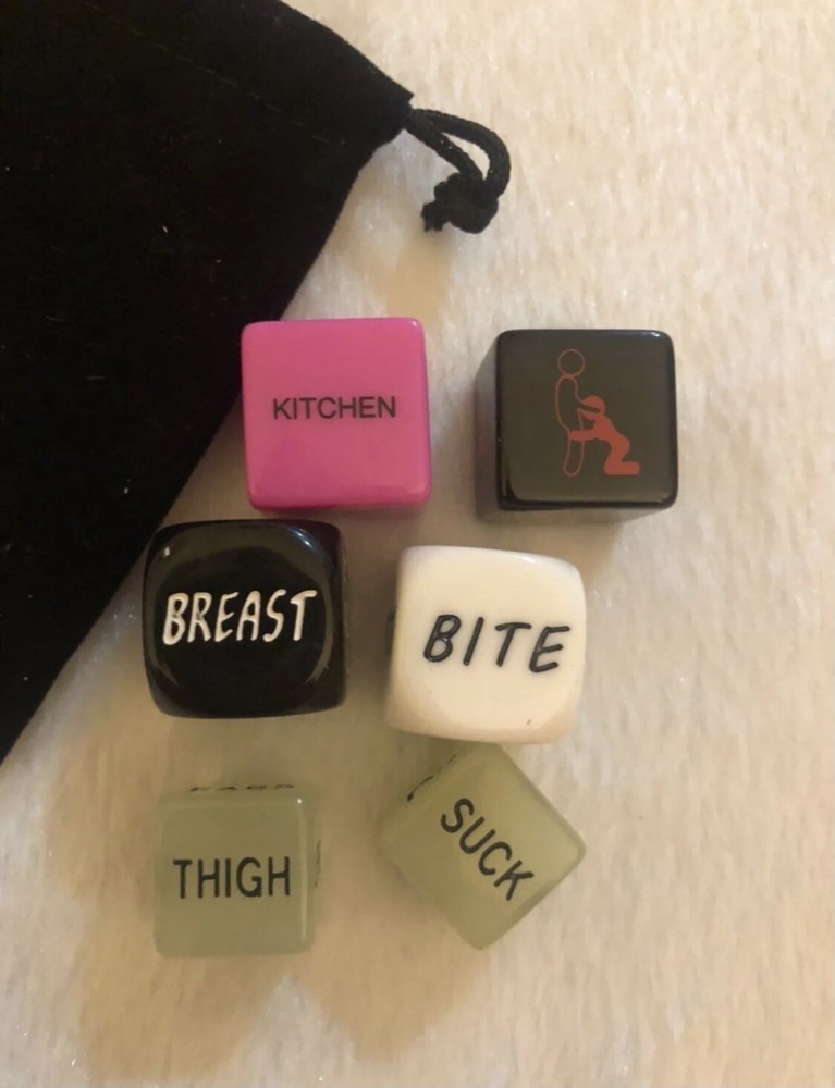 6pcs Love/Sex Dice Set 4 Adult Couple/Bachelor/Bridal Shower Party Gift/Game/Toy