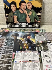 MONOPOLY WAR in UKRAINE Family board game “Military Monopoly”