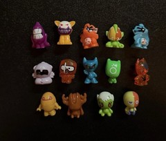 Lot of 14 Gogos Crazy Bones Various Figures. Vintage/Some Rare!