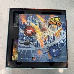 King Of Tokyo Richard Garfield Board Game with Halloween & Power Up Expansions!