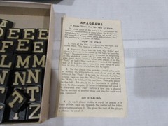 Vtg. Anagrams Game Halsam Products Company Set No. 402 Complete