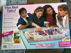 Vintage Electronic MALL MADNESS Board Game 1996 Milton Bradley, For Parts/Repair