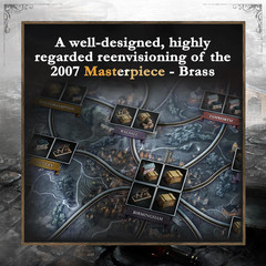 Brass: Birmingham – Critically Acclaimed Economic Strategy Game for 2–4 Players
