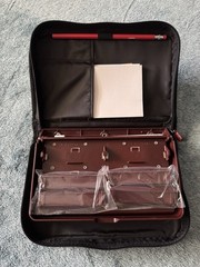 Scrabble Travel folio edition deluxe zippered carrying case. Complete