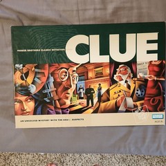Parker Brothers Clue Mystery Board Game Complete, 3+ Players, Ages 8+ (2002)